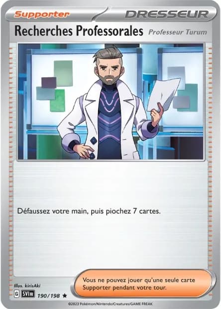 Recherches Professorales Professeur Turum 190/198