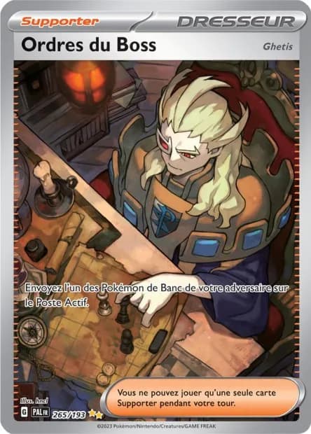 Ordres du Boss Ghetis 265/193