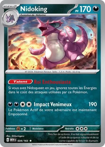 Nidoking 34/165