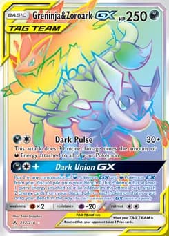 Amphinobi et Zoroark-GX 222/214