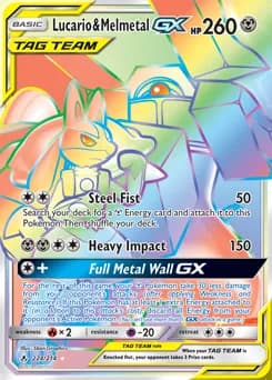 Lucario et Melmetal-GX 224/214