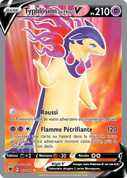 Typhlosion de Hisui-V 169/189