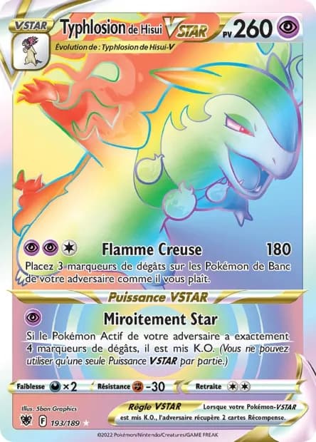Typhlosion de Hisui-VSTAR 193/189