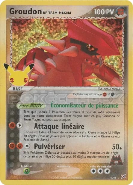 Groudon de Team Magma 9/95