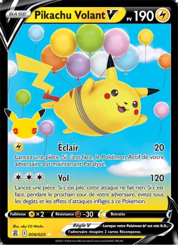 Pikachu Volant-V 6/25