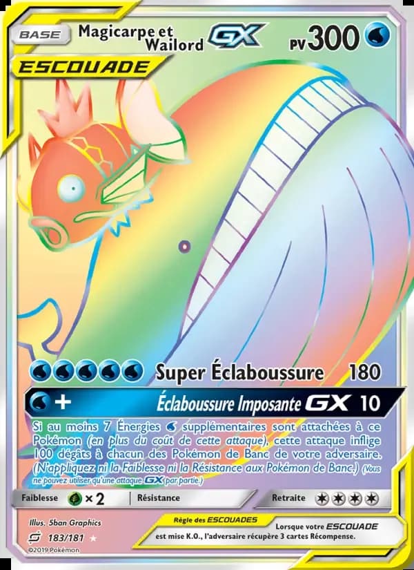 Magicarpe et Wailord-GX 183/181