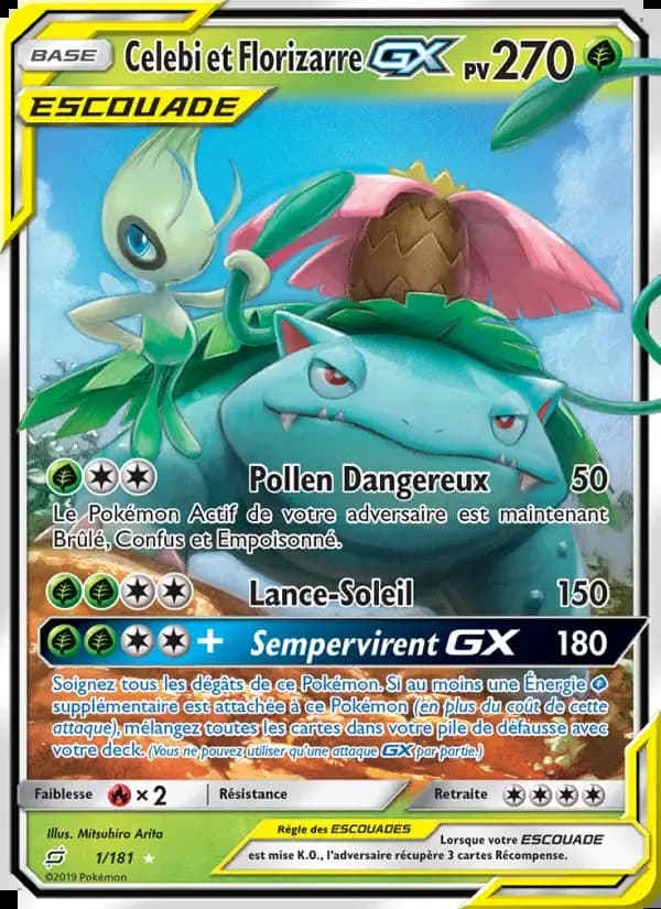 Celebi et Florizarre-GX 1/181