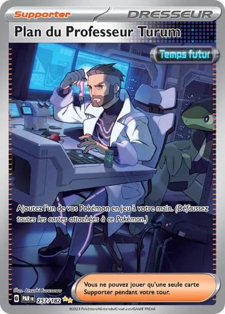 Plan du Professeur Turum 257/182