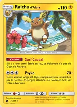 Raichu d'Alola 31/111