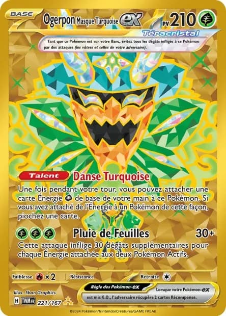 Ogerpon Masque Turquoise ex 221/167