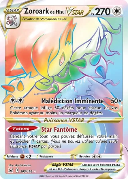 Zoroark de Hisui-VSTAR 203/196