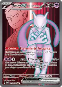Mewtwo ex de la Team Rocket 213/182