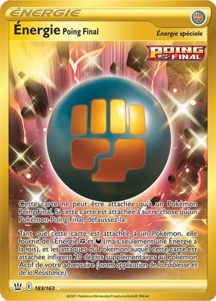 Énergie Poing Final 183/163