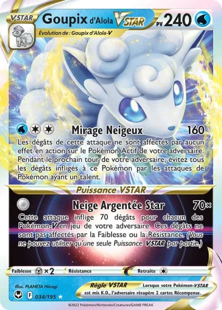 Goupix d'Alola-VSTAR 34/195