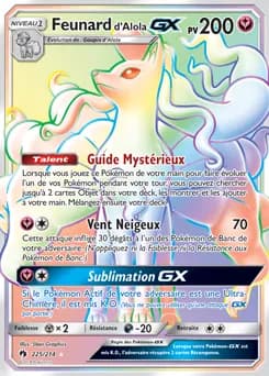Feunard d'Alola-GX 225/214