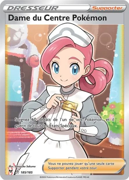 Dame du Centre Pokémon 185/185