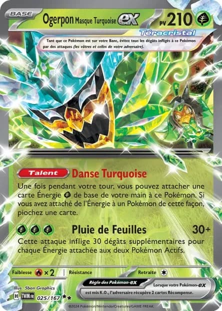 Ogerpon Masque Turquoise ex 25/167